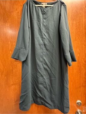 H&M Dark Green/Grey Work Dress